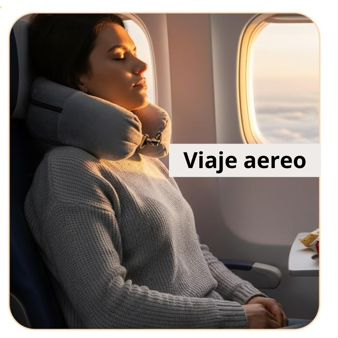 Almohada de viaje 2 en 1 rellenable