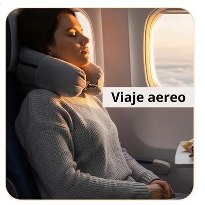 Almohada de viaje 2 en 1 rellenable